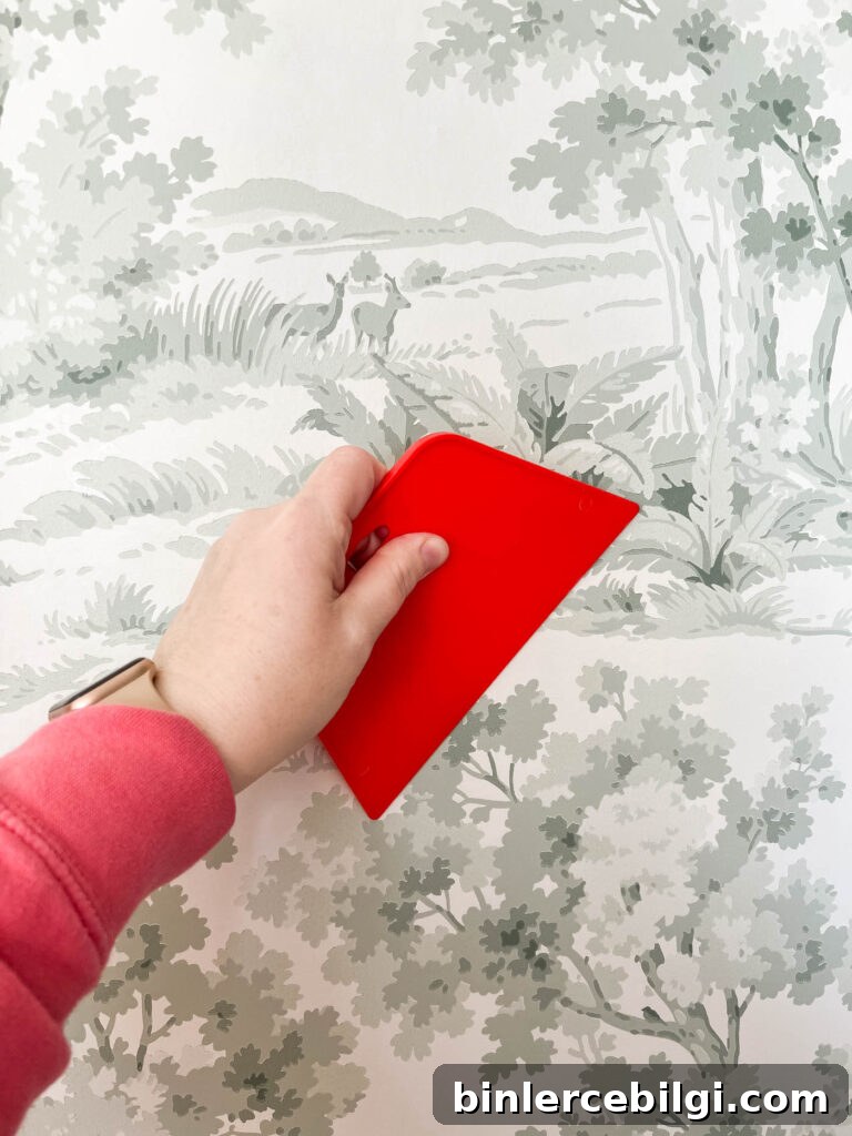 Wallpaper smoothing tool