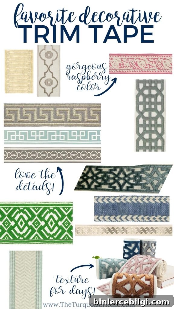 How to Add Curtain Trim Tape for a Custom Finish 9 Favorite Trim Tape for Home Decor