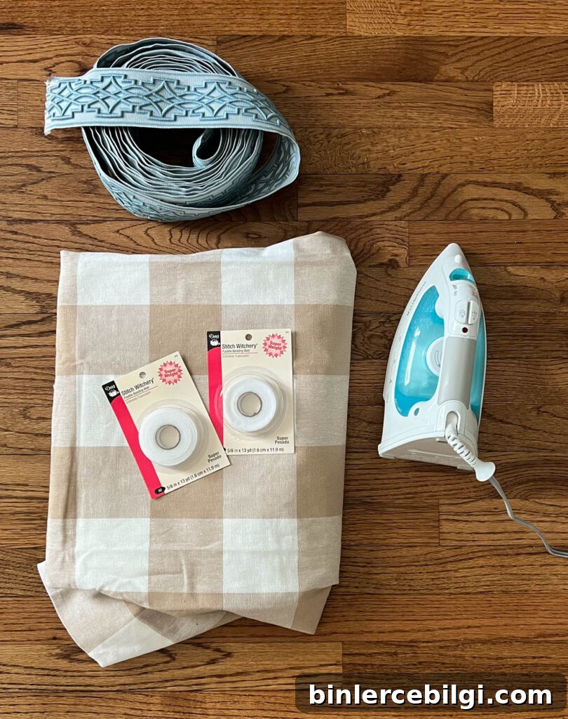 How to Add Curtain Trim Tape for a Custom Finish 4 Curtain Trim Supplies
