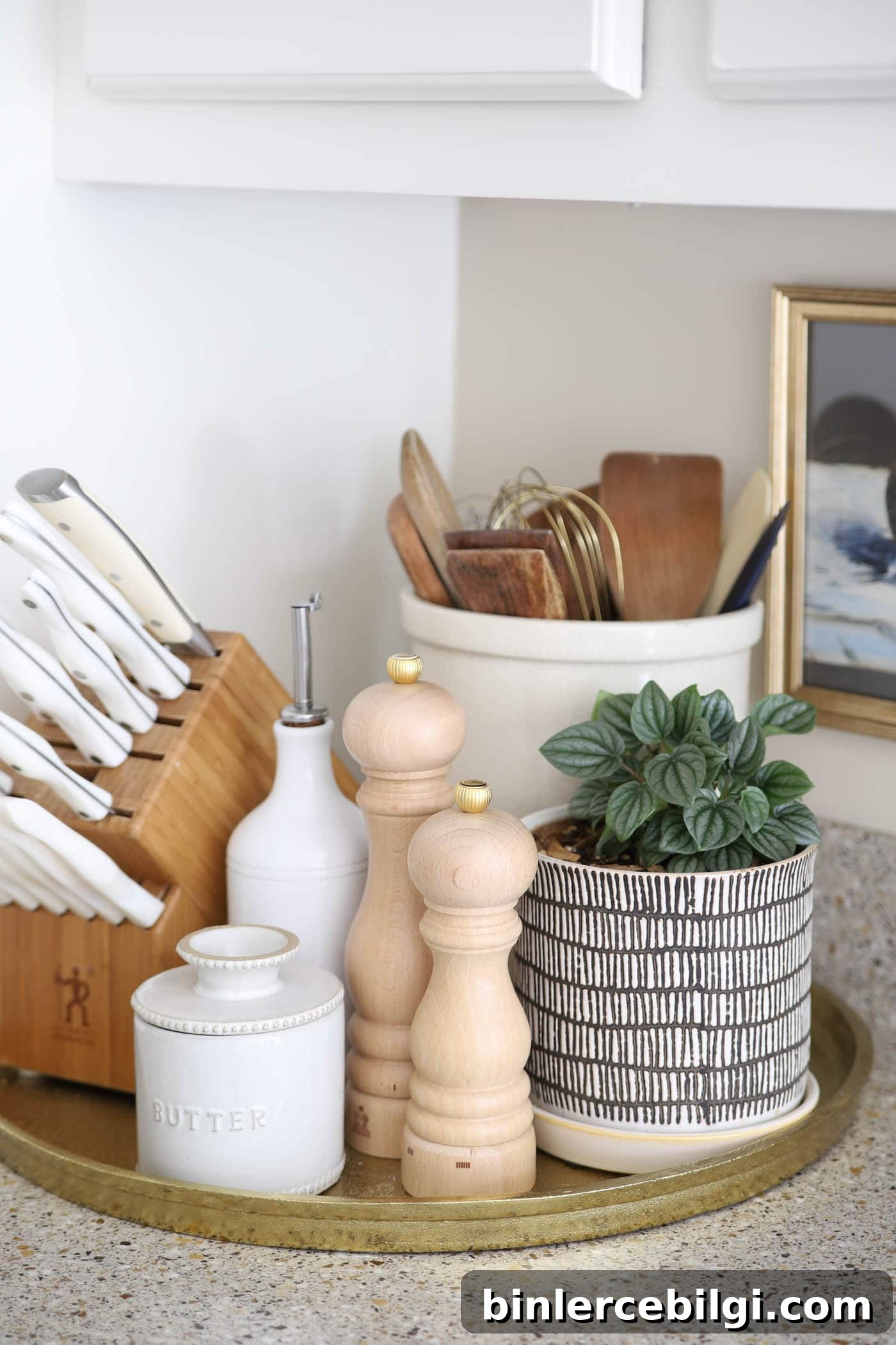 Tray for Corralling Kitchen Counter Decor Essentials