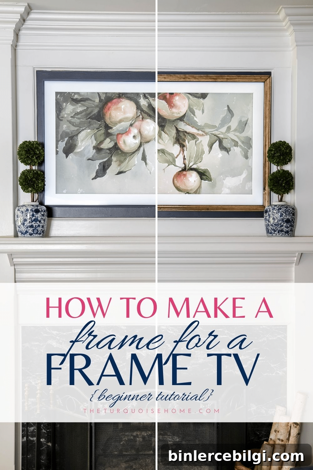 DIY Frame TV Before and After