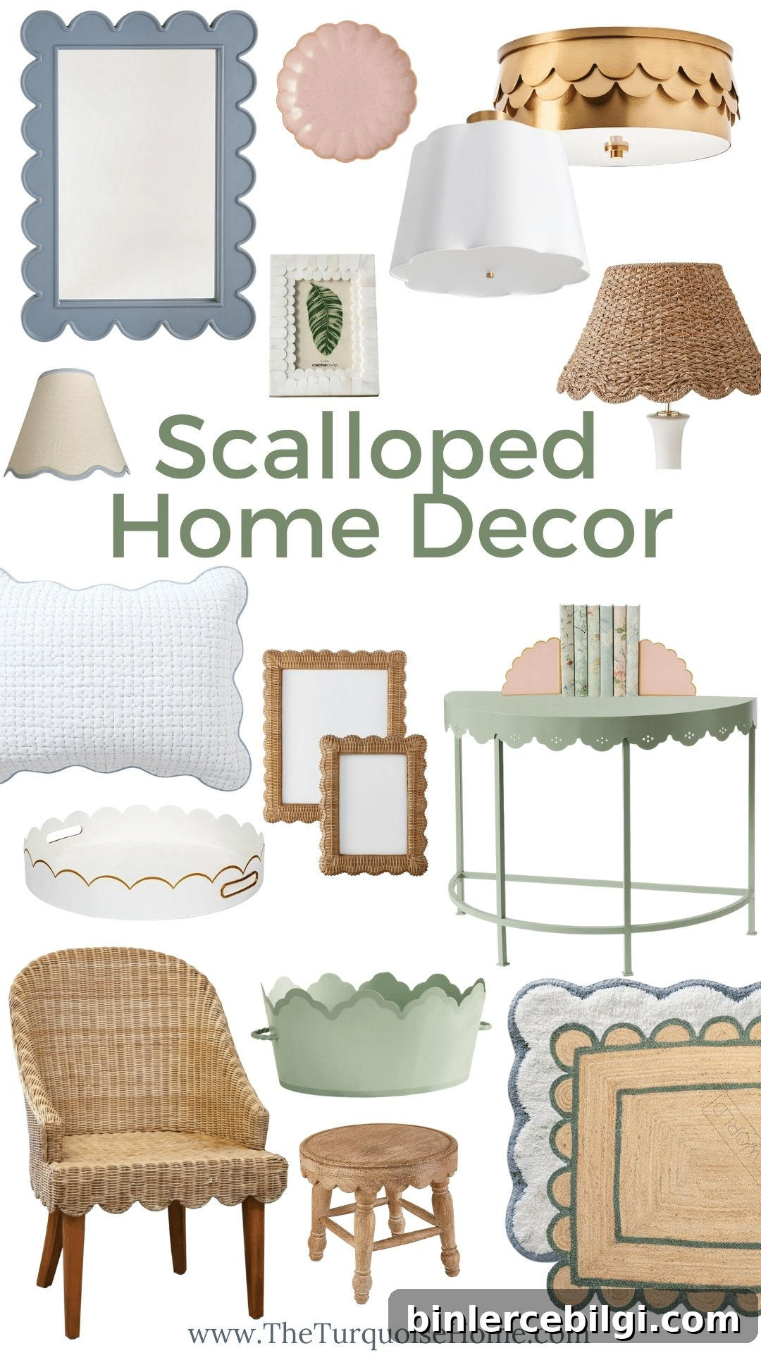 Scalloped Home Decor