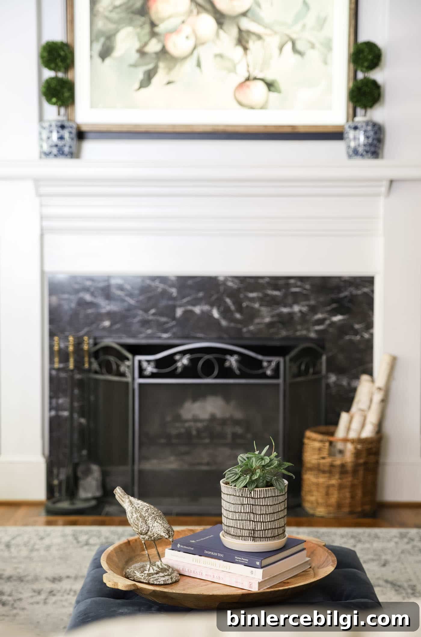 Coffee Table Decor in Living Room