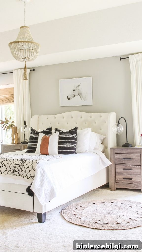 Repose Gray bedroom