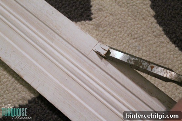 Notched trim to clear mirror clip