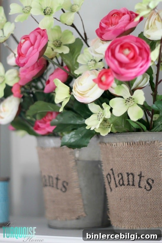 Pink & Turquoise Spring Mantel | TheTurquoiseHome.com