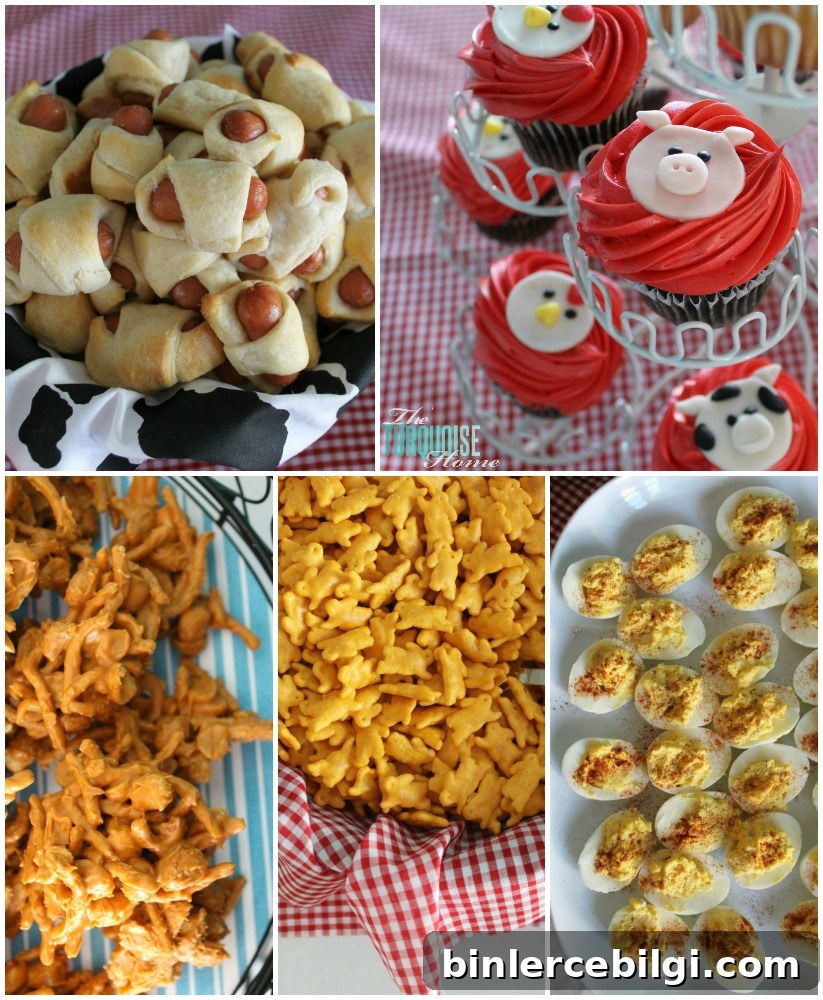 Barnyard Animal Birthday Party {with cute paper banner tutorial} #diy #party #barnyard