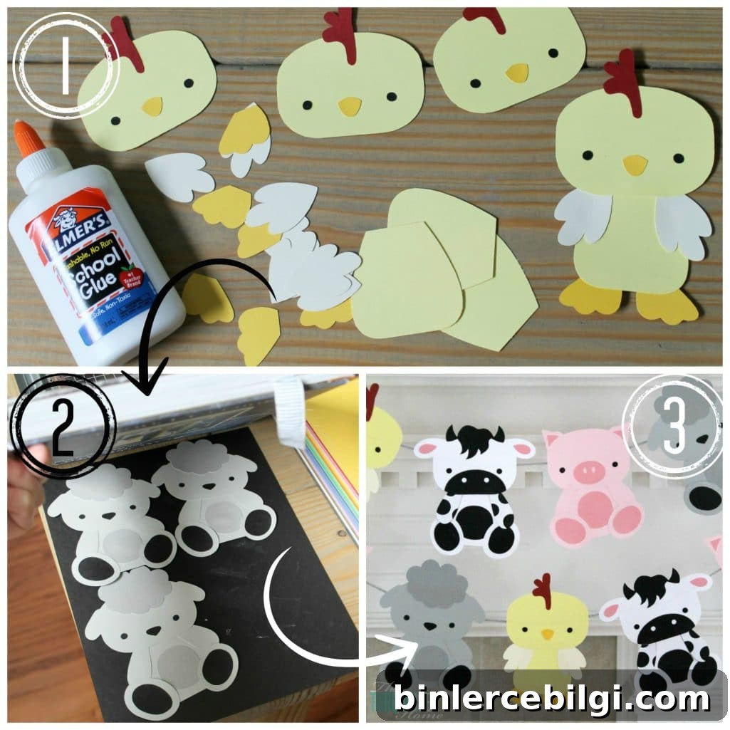 Barnyard Animal Birthday Party {with cute paper banner tutorial} #diy #party #barnyard