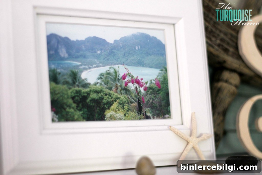 Lake-Themed Summer Mantel {Reveal} | The Turquoise Home