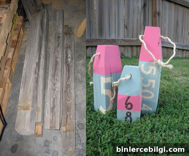 DIY Weathered Beach Buoys