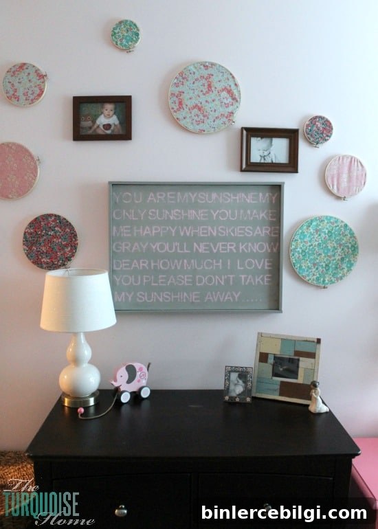 DIY You Are My Sunshine Wall Art for Nursery 10 DIY Stamped Wall Art | "You Are My Sunshine"