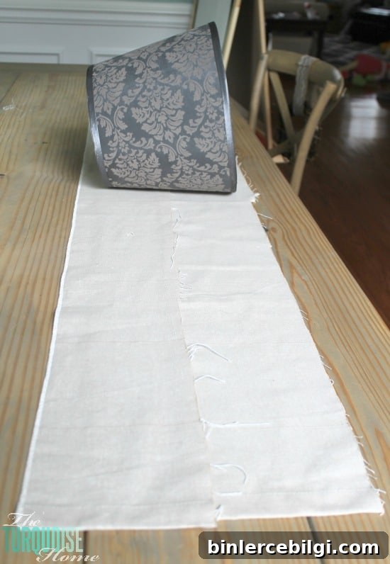 How to Easily Recover a Lamp Shade #DIY