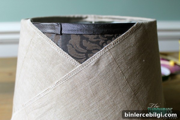 How to Easily Recover a Lamp Shade #DIY