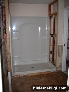 Master bathroom during renovation