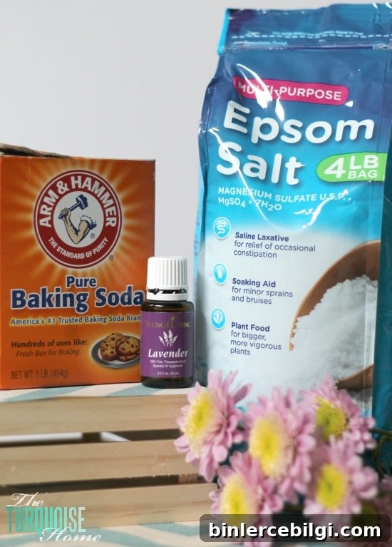 3 Simple Lavender Bath Salt Ingredients