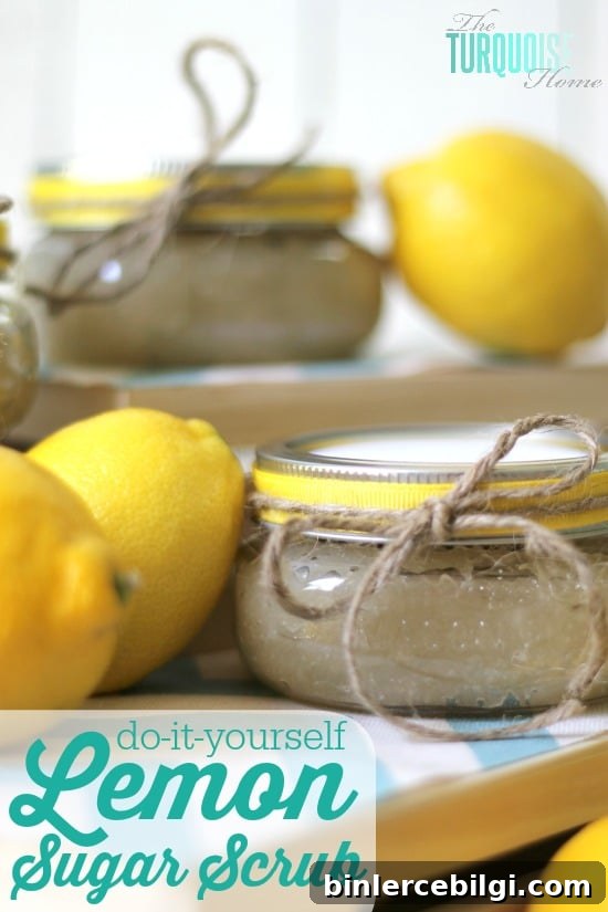 How to Make Lemon Sugar Scrub {Makes a fabulous Mother's Day Gift!}
