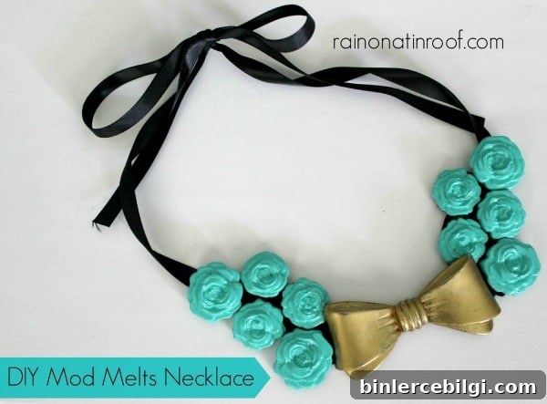 DIY Mod Melts Necklace