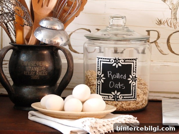 Kitchen Chalkboard Canisters