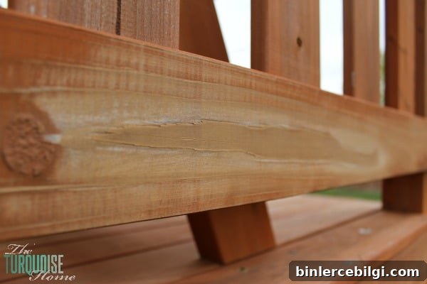 5 Easy Steps to Stain an Outdoor Structure {like a play set or deck} via TheTurquoiseHome.com