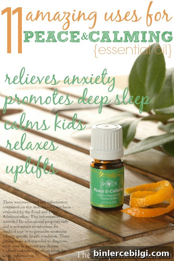 11 Uses of Peace and Calming Essential Oil for Sleep and Stress 2 11 Amazing Uses for Peace and Calming Essential Oil