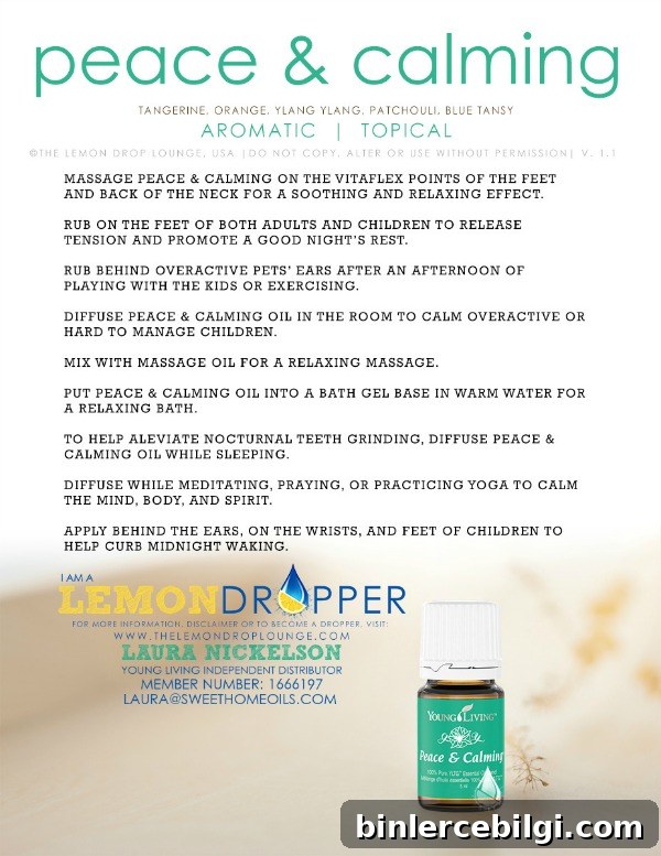 11 Uses of Peace and Calming Essential Oil for Sleep and Stress 3 Amazingly good for sleep! Peace and Calming essential oil blend