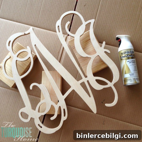 Wooden Monogram