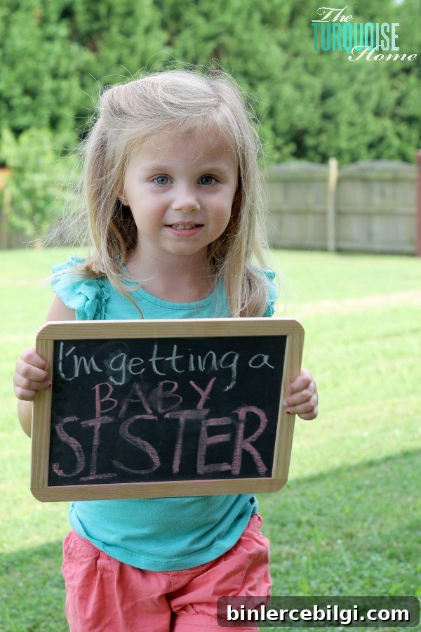 I'm getting a baby sister! {The UN gender reveal party}
