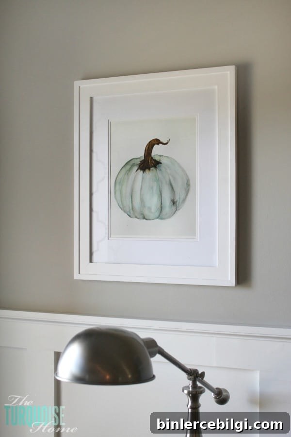 Turquoise and Orange Fall Home Tour | TheTurquoiseHome.com