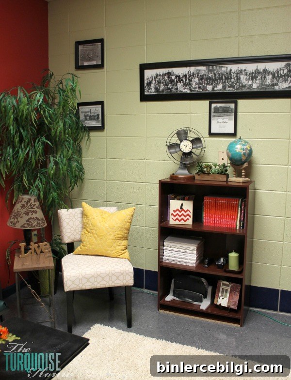 The Principal's Office: A Warm and Homey Makeover | TheTurquoiseHome.com