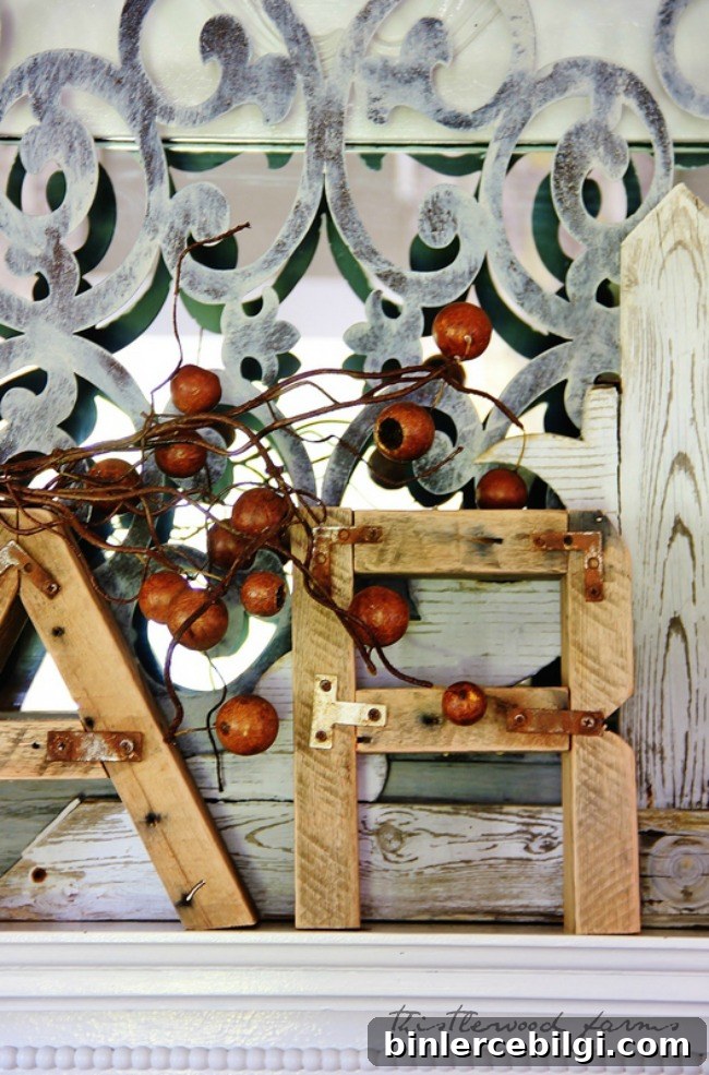Pallet Wood Letter Project