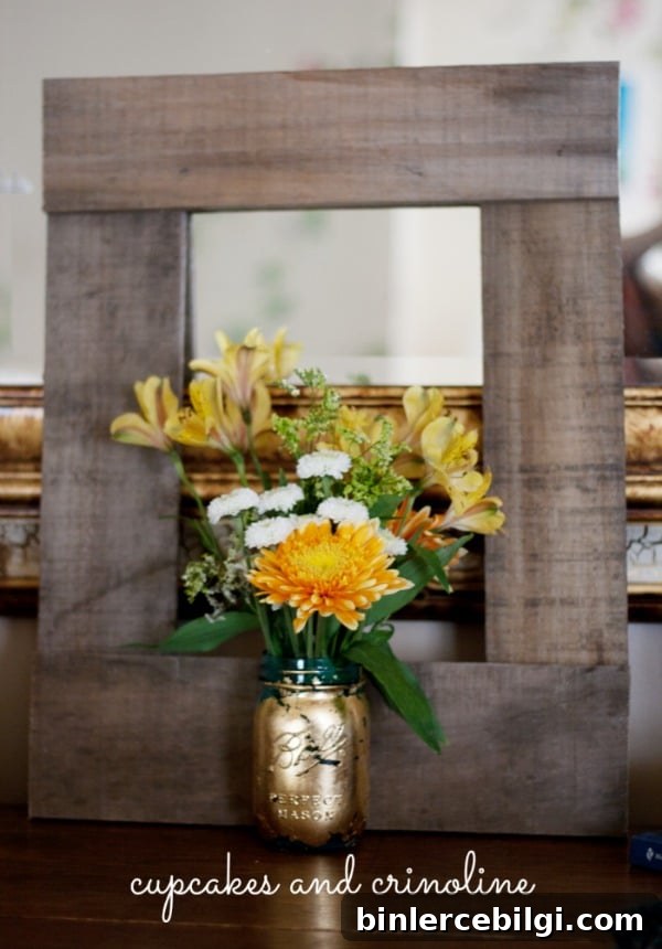 10 Minute DIY Pallet Frame