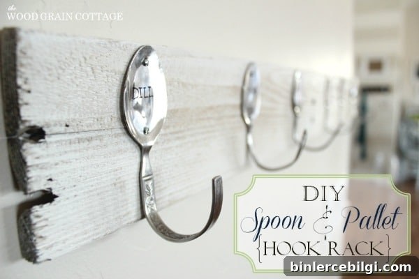 Pallet Spoon Hook Rack