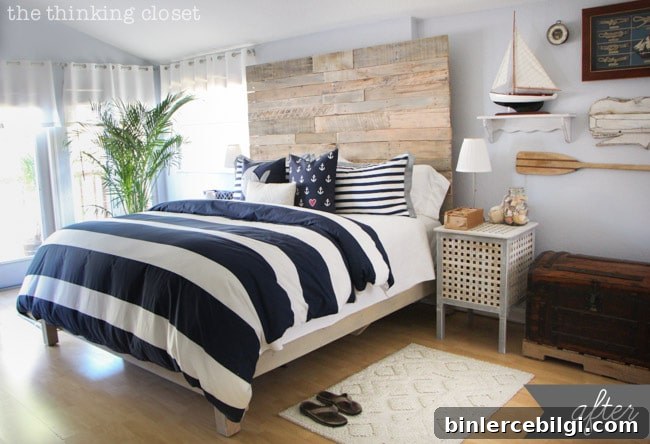 DIY Pallet Headboard