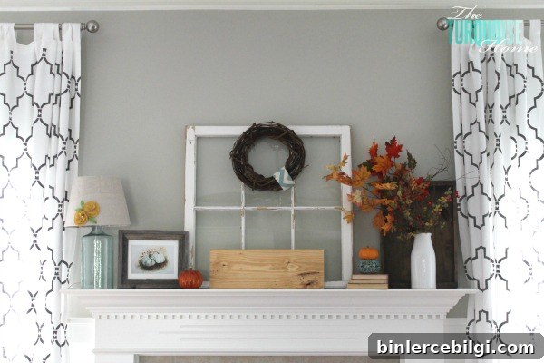 How to Decorate a Mantel | TheTurquoiseHome.com