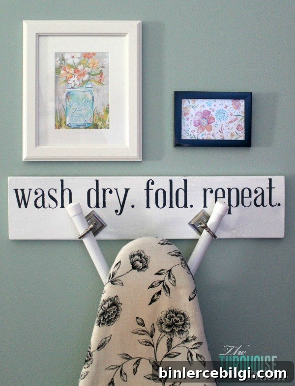 How to Hang the Ironing Board Hanger