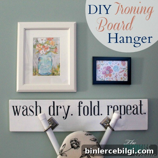 How to Hang the Ironing Board Hanger