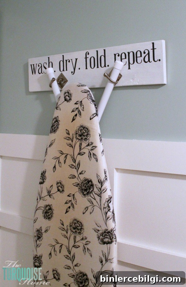 How to Hang the Ironing Board Hanger