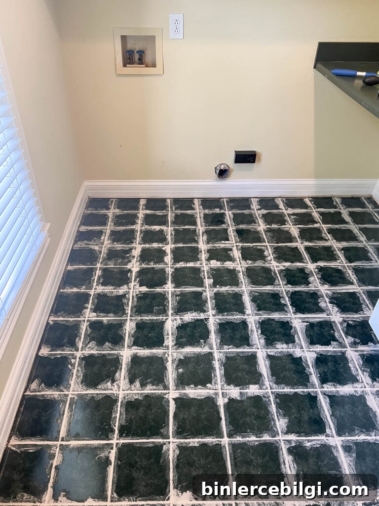 Installing Vinyl Floor Tiles