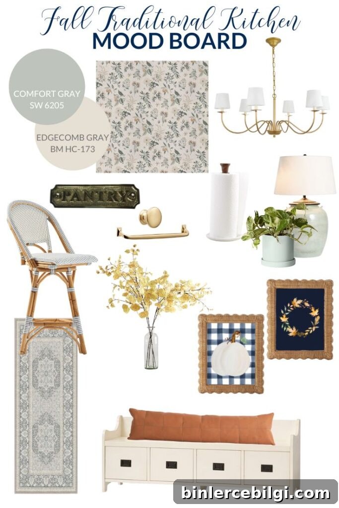 Fall Kitchen Mood Board