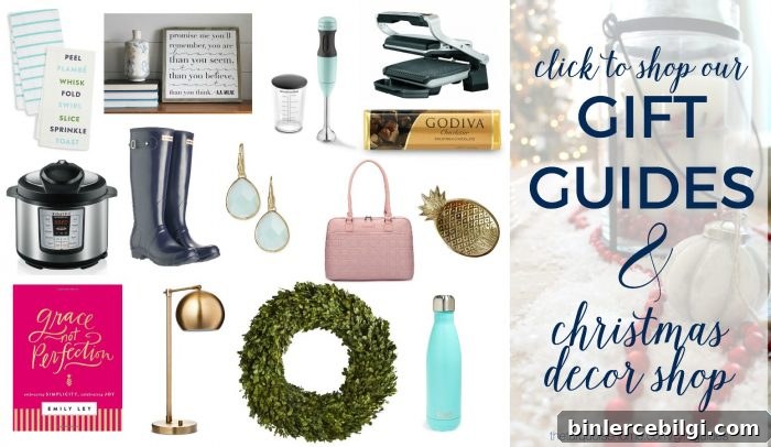 Shop The Turquoise Home's Gift Guide and Christmas Decor Shop!