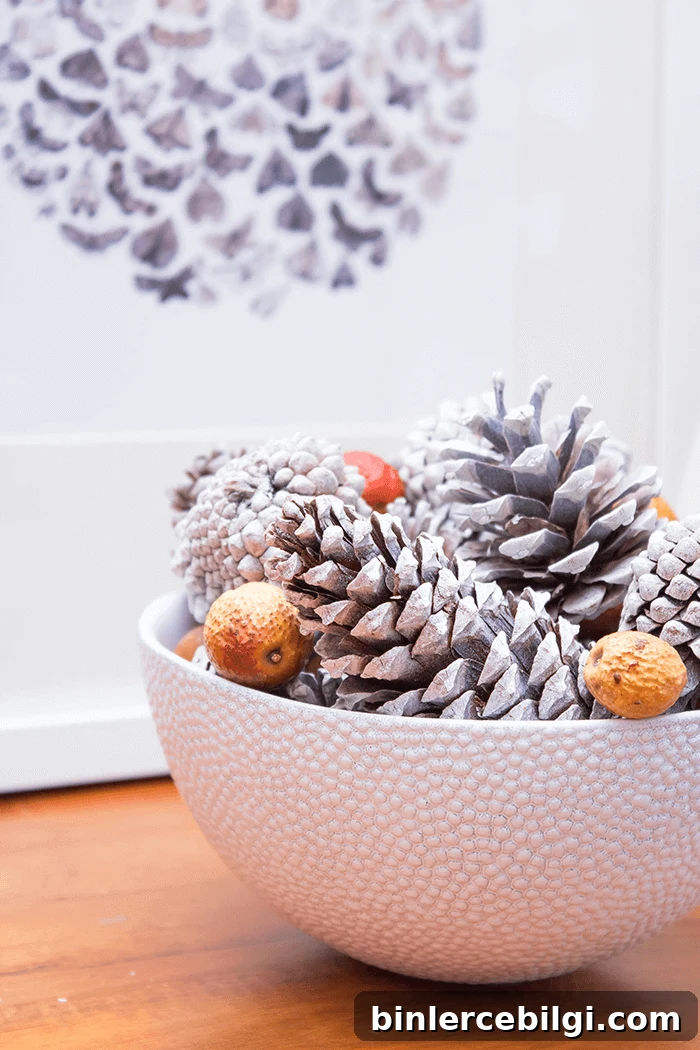 pinecone centerpiece