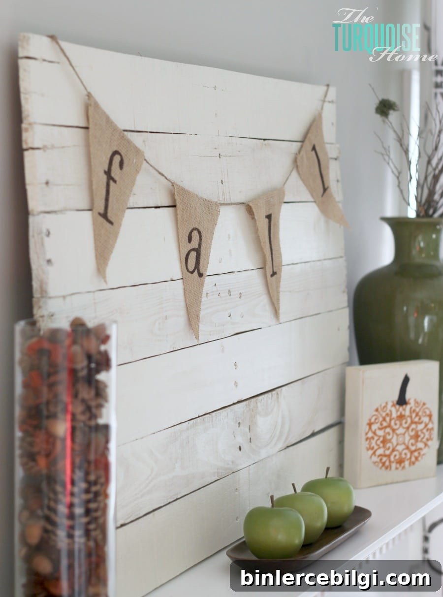 Use apples to add a subtle touch of fall