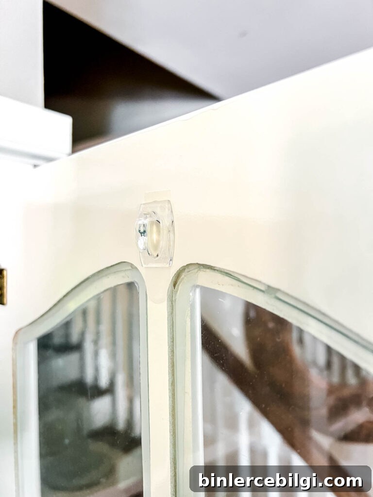 Command Hook for Kitchen Cabinet Wreaths
