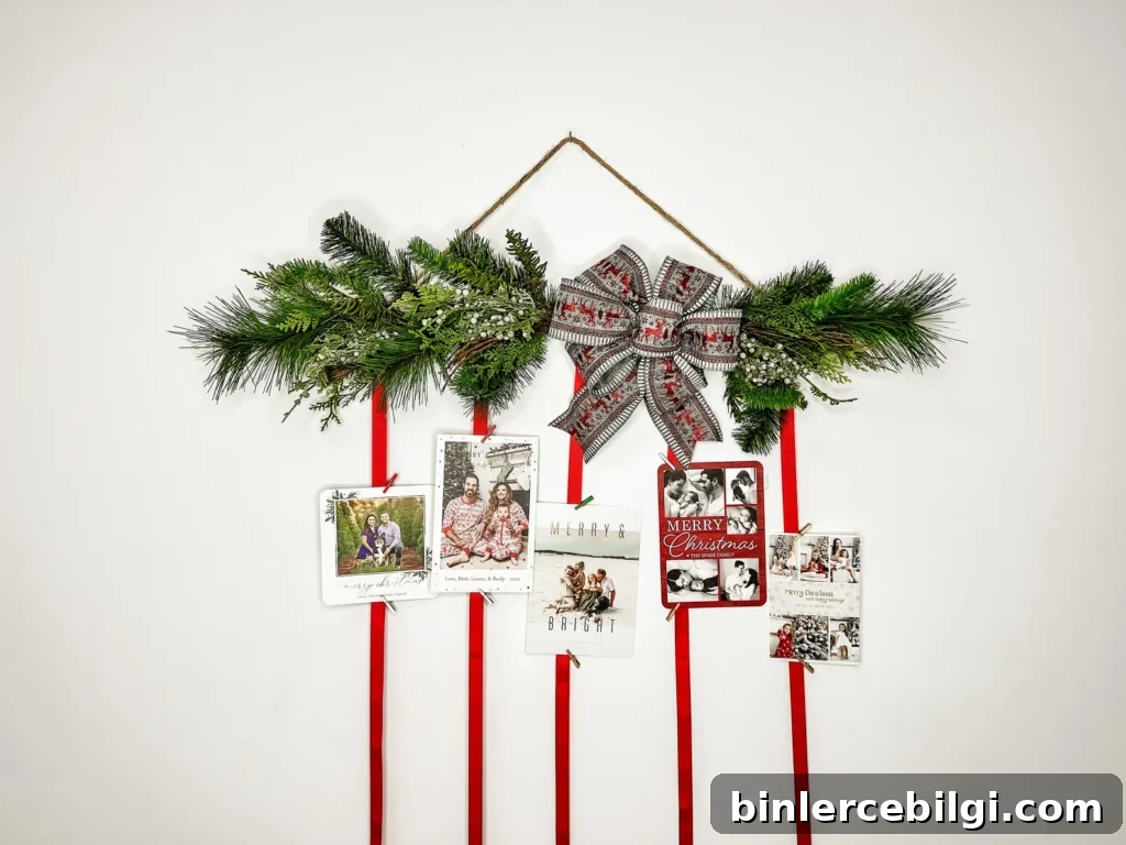 Christmas Wreath Card Holder