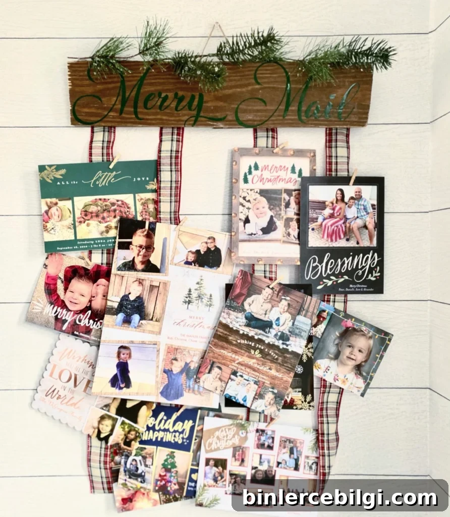 Merry Mail Wall Display