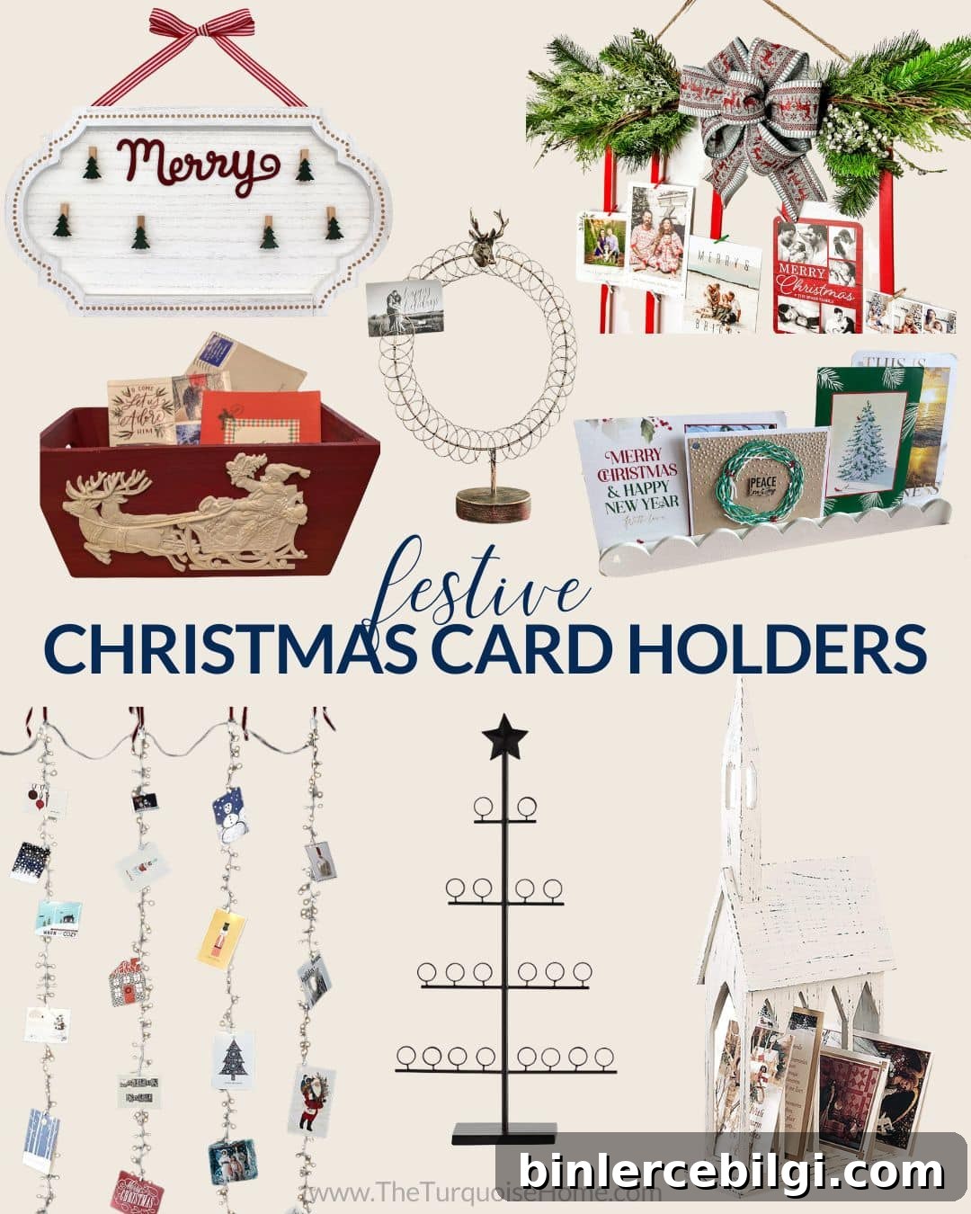 Christmas card holders