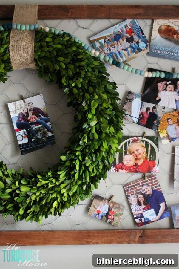 DIY Christmas Card Holder