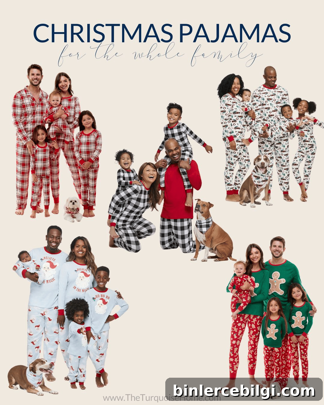 Christmas pajamas for the whole family