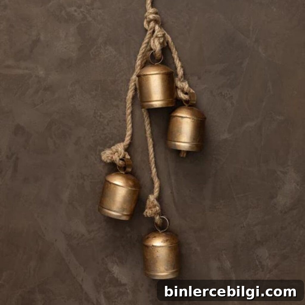 hanging iron bells