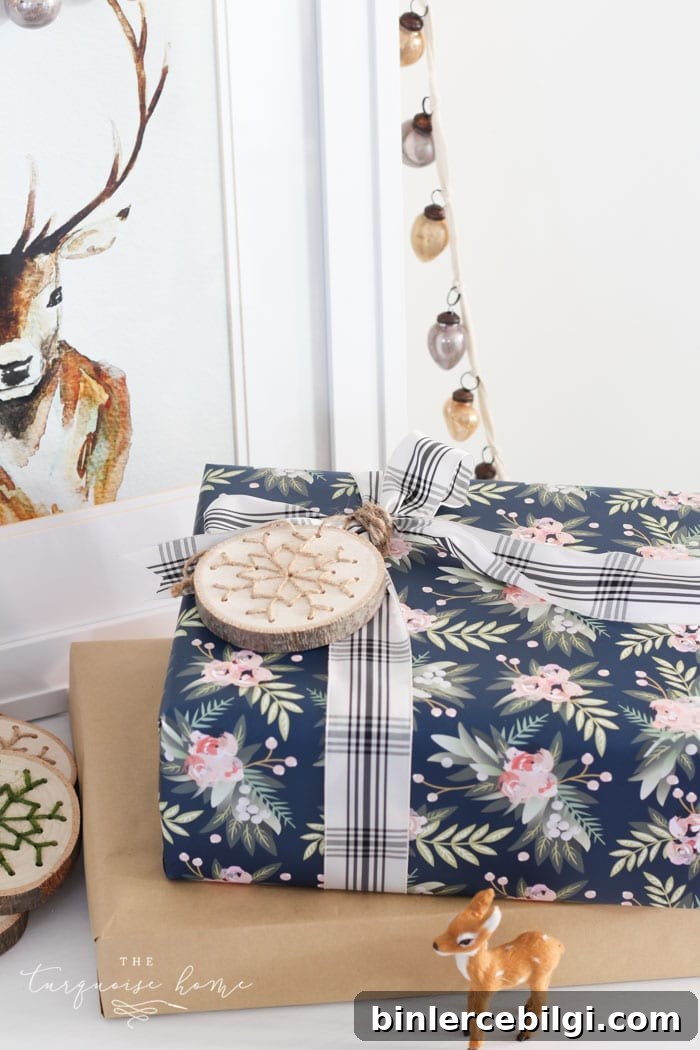 A Christmas Gift Wrapping Station + Simple Gift Wrapping Tips